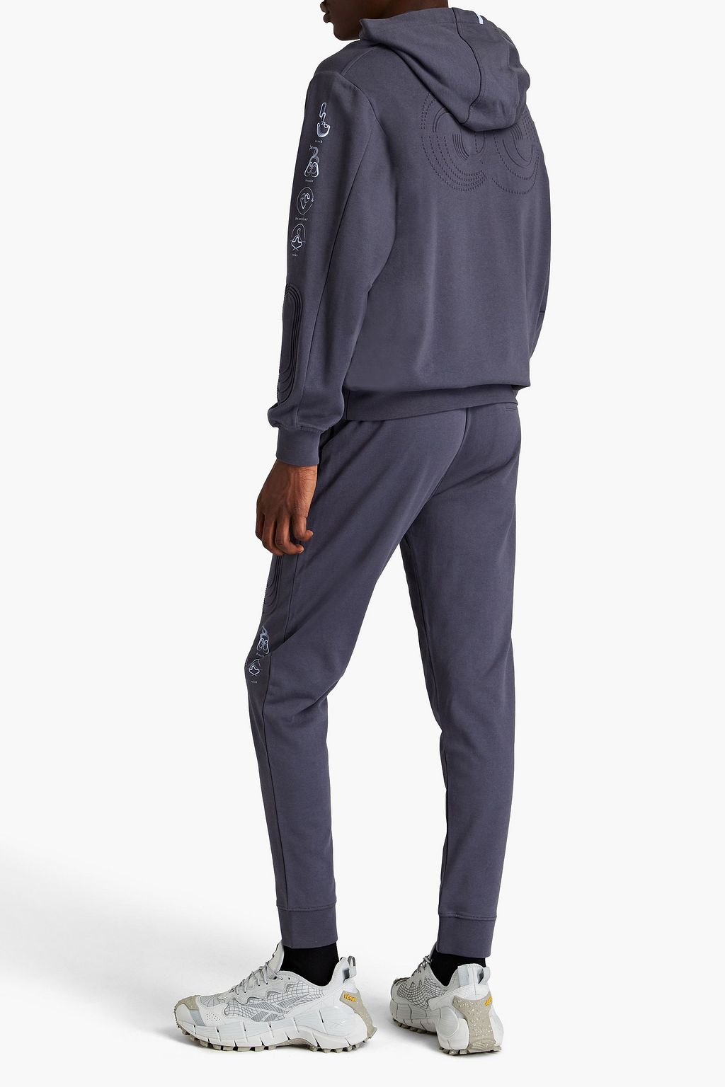 MCQ ALEXANDER MCQUEEN Sporthose aus geprägtem Baumwollfrottee
