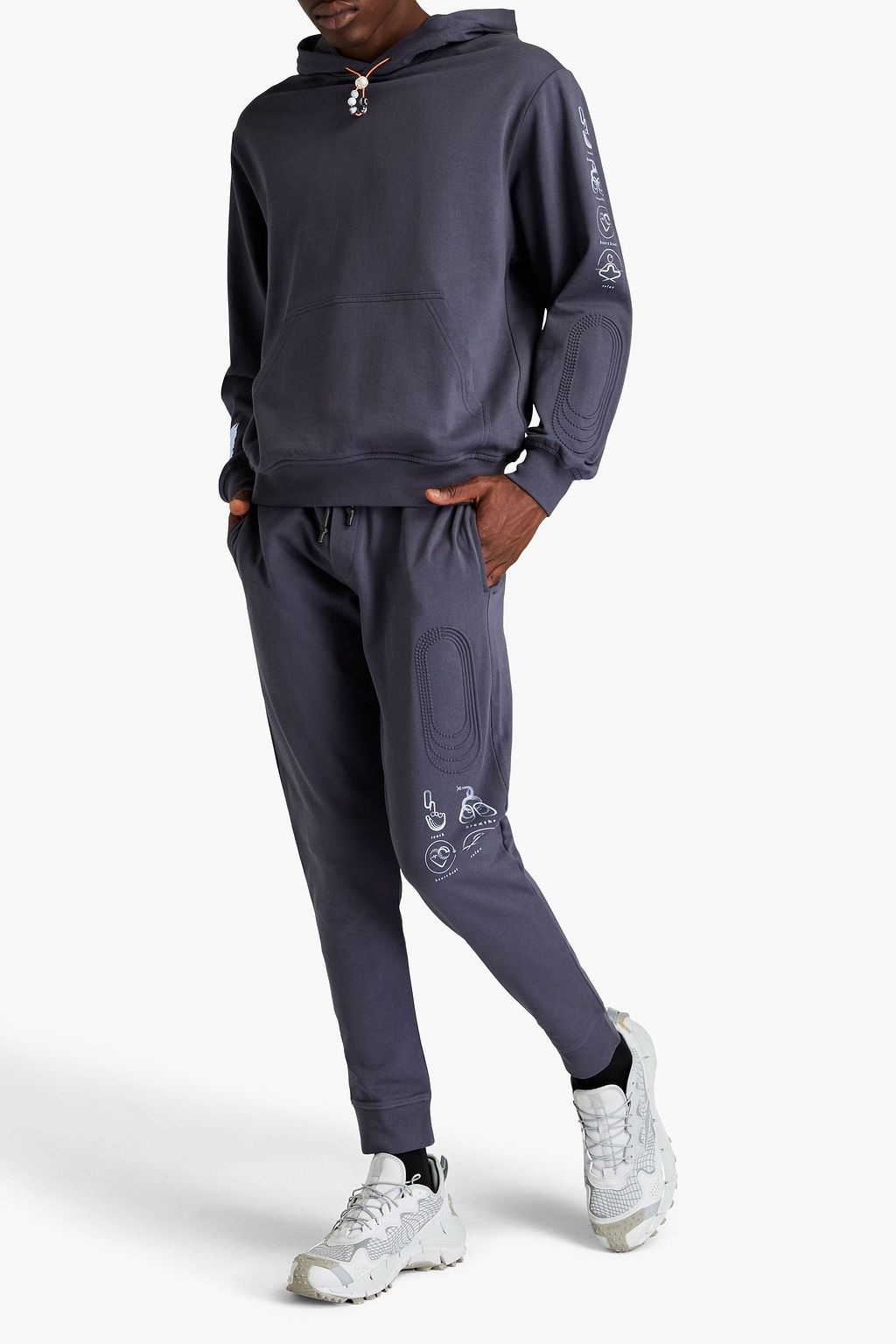 MCQ ALEXANDER MCQUEEN Sporthose aus geprägtem Baumwollfrottee