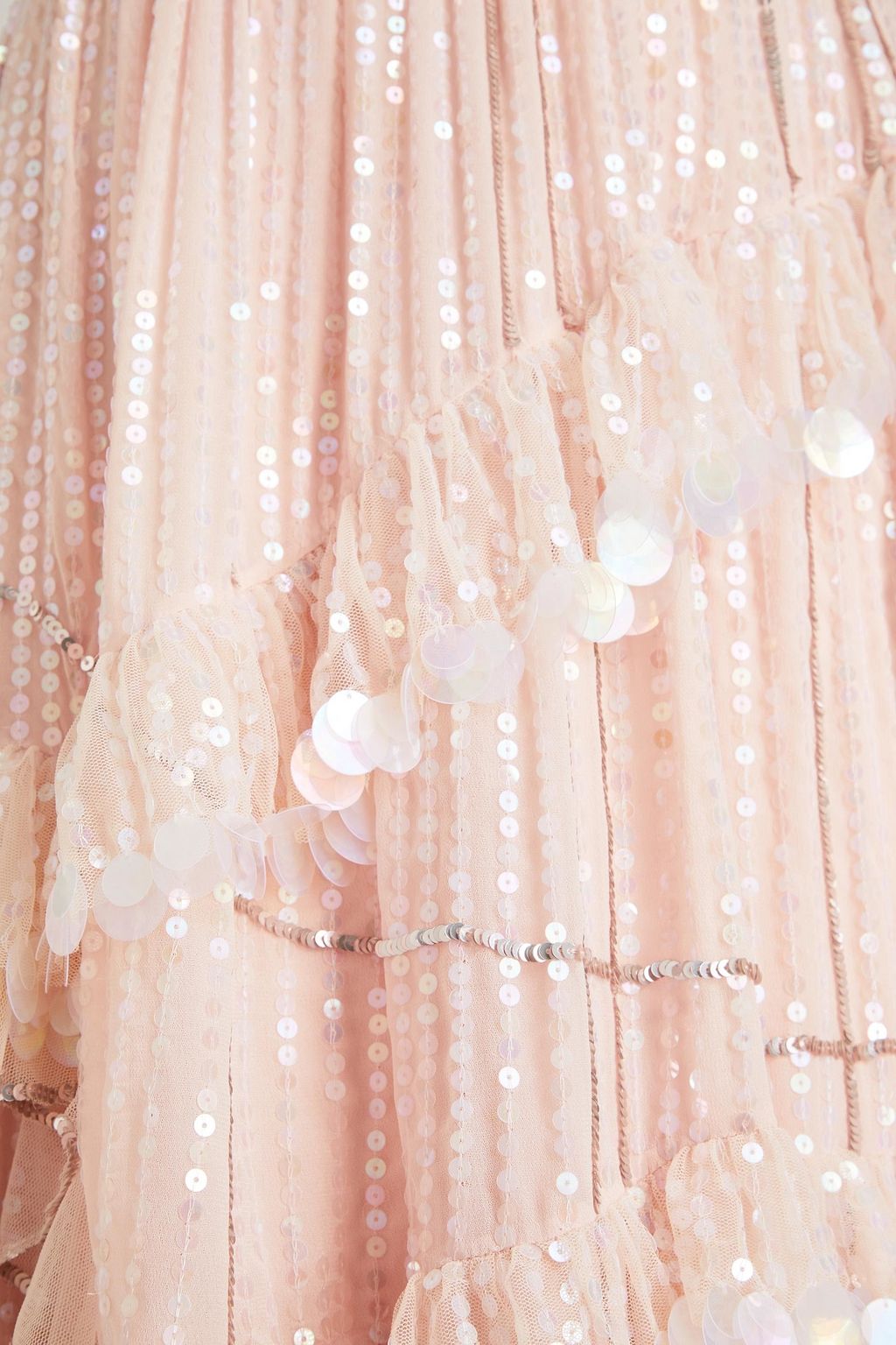 TEMPERLEY LONDON فستان متوسط الطول «سيلفان» مقسم من قماش كريب دي شين