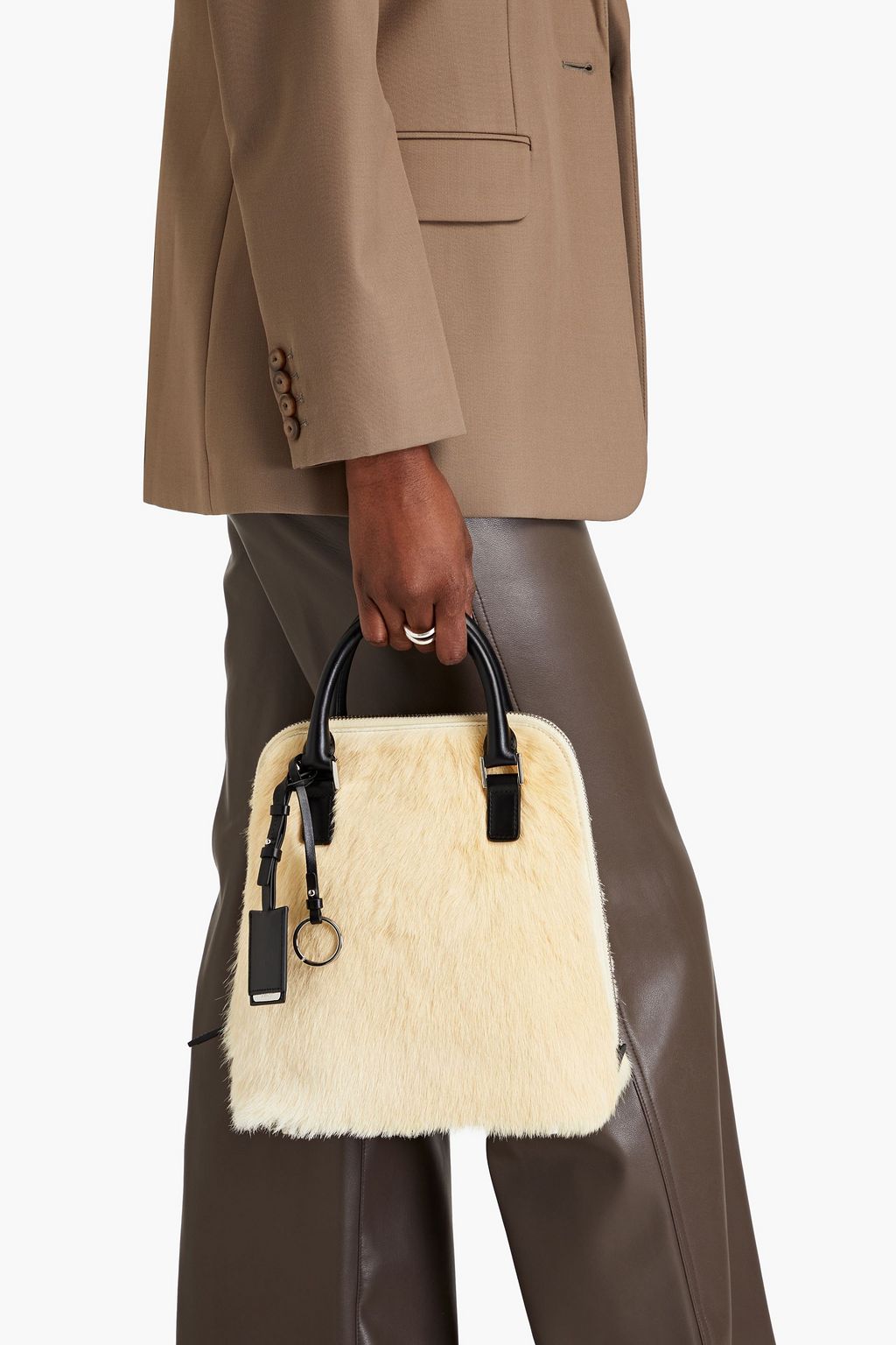 JIL SANDER Calf hair tote
