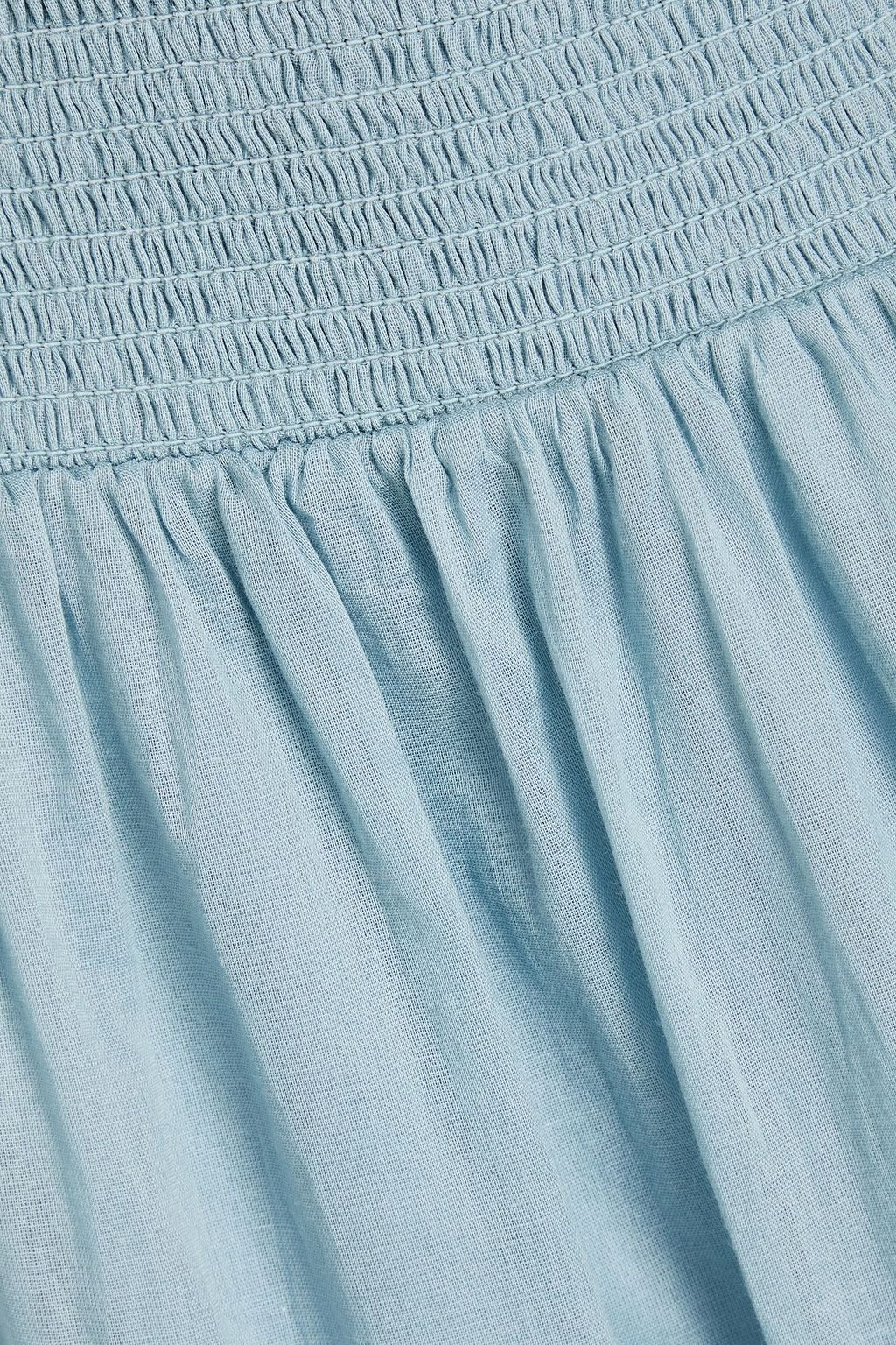 TIGERLILY Tia tiered cotton-gauze midi skirt