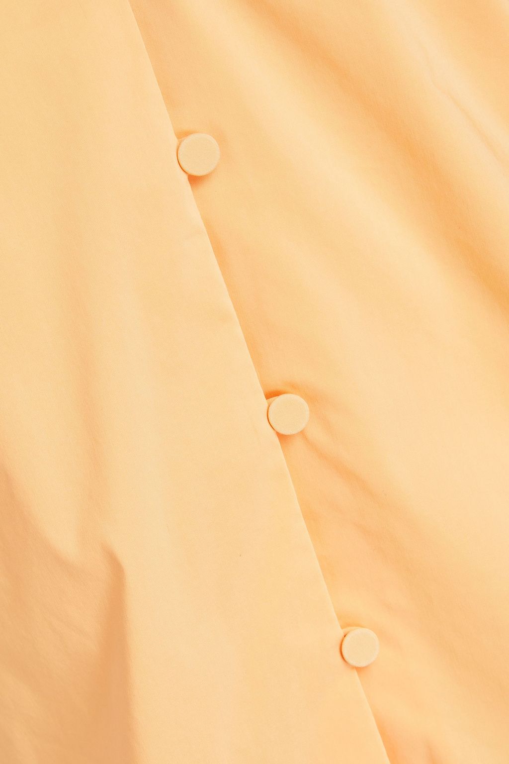 SIMKHAI Hallie gathered cotton-blend poplin top