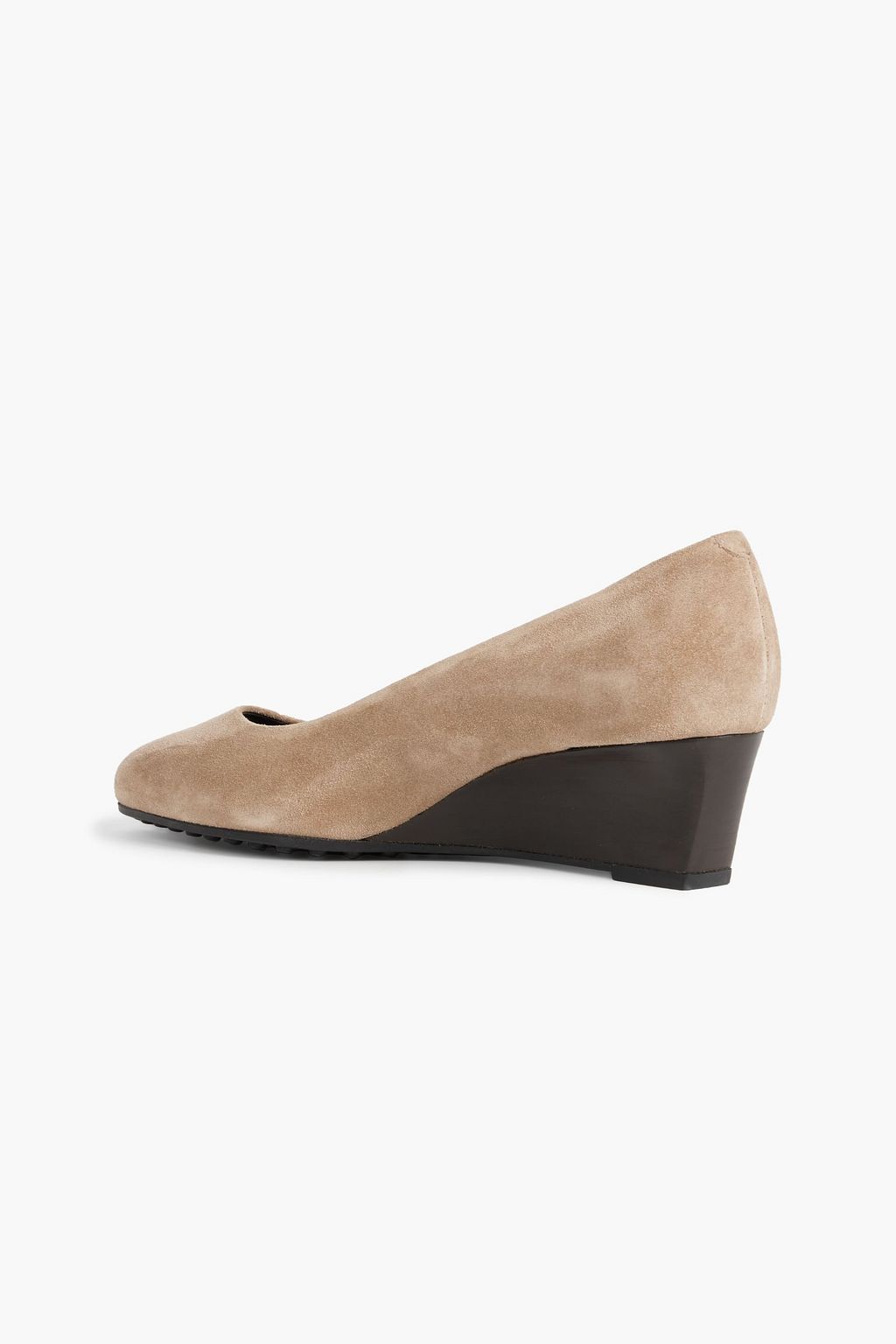 TOD'S Gomma T50 suede wedge pumps