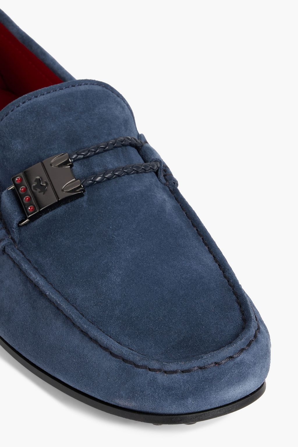 TOD'S FOR FERRARI City Gommino スエード ドライビングシューズ