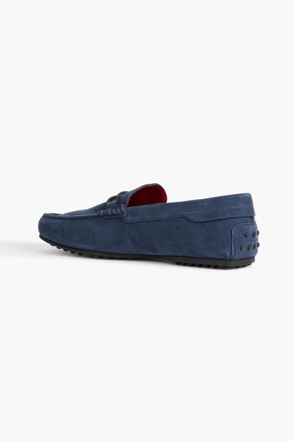 TOD'S FOR FERRARI City Gommino スエード ドライビングシューズ