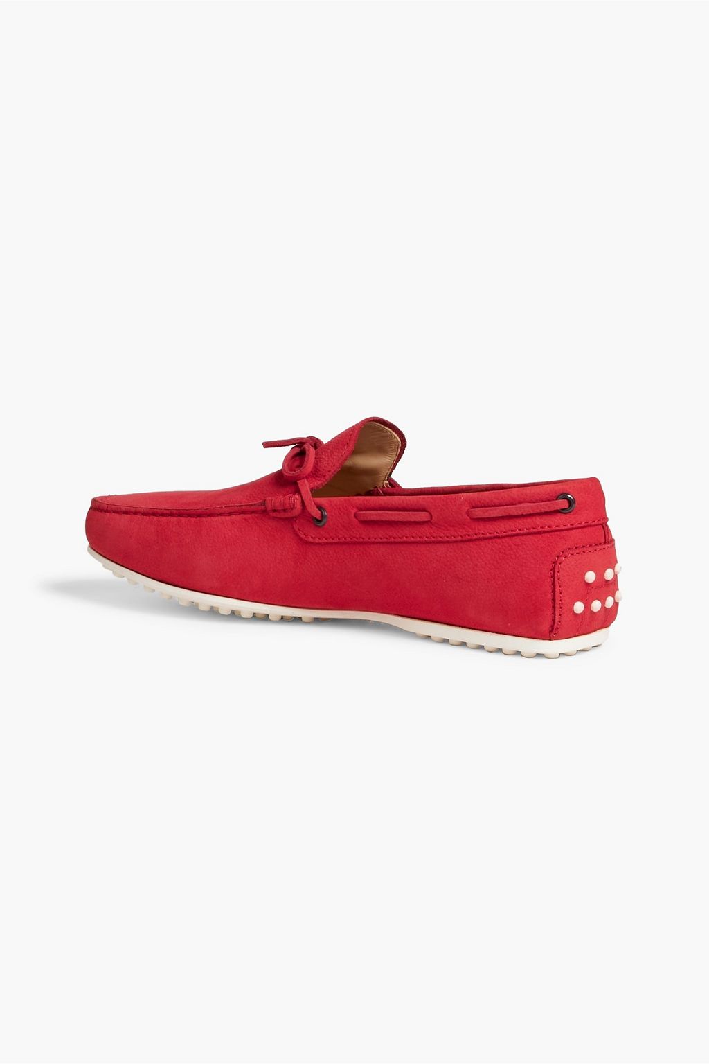 TOD'S Laccetto City Gommino suede driving shoes