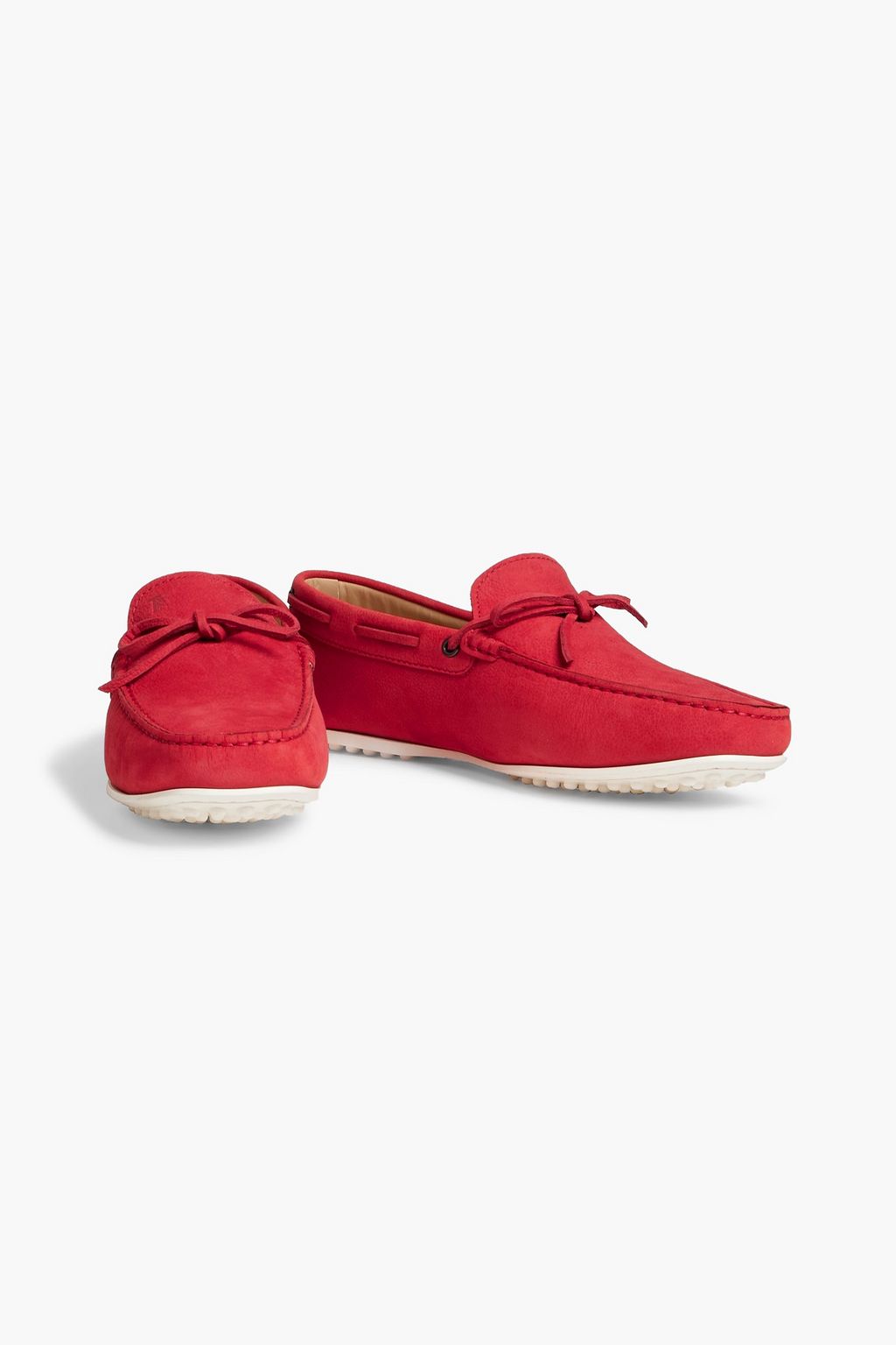 TOD'S Laccetto City Gommino suede driving shoes