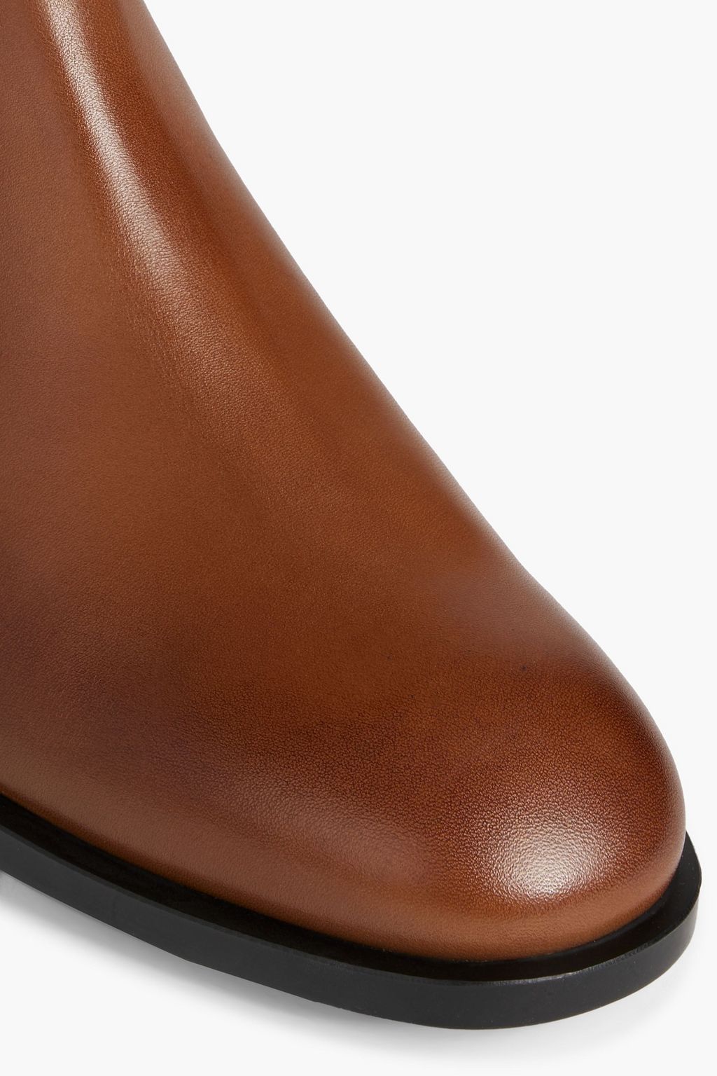 TOD'S Kniehohe Stiefel aus Leder mit Schnalle