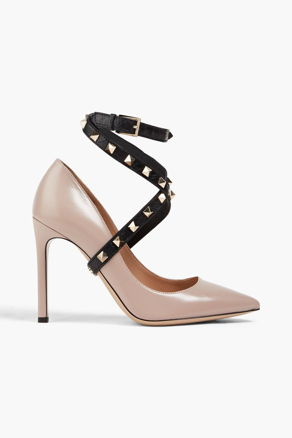 VALENTINO GARAVANI Rockstud two-tone leather pumps | Sale up to 70% off |  THE OUTNET