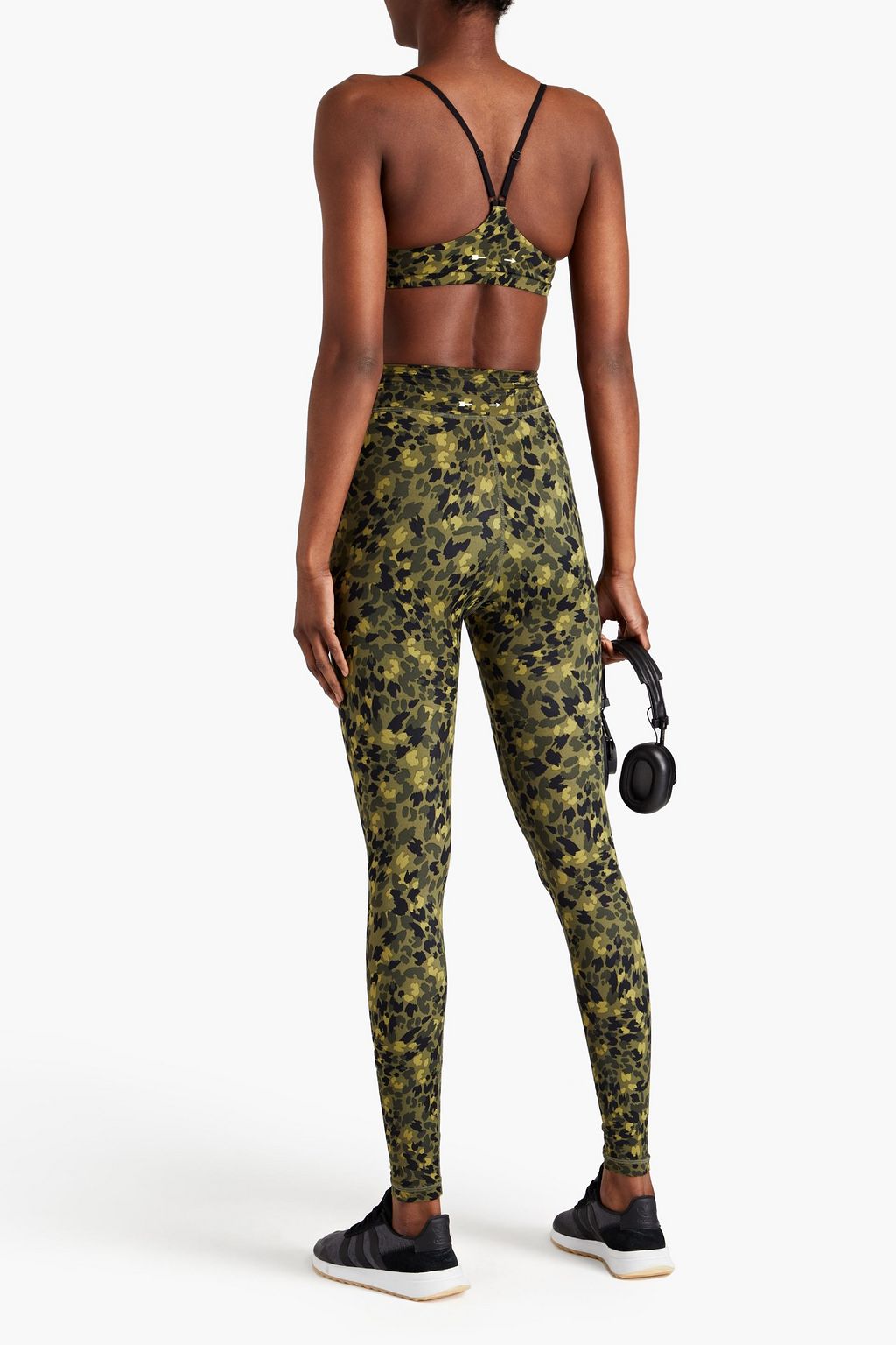 THE UPSIDE Lili camouflage-print stretch leggings