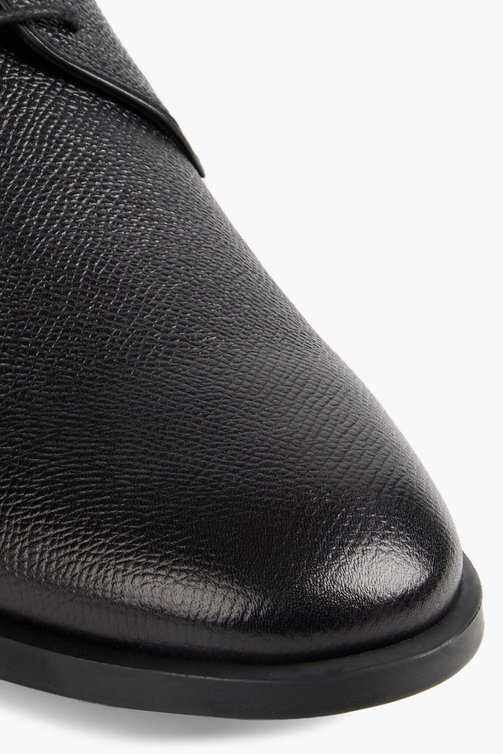 TOD'S Gomma textured-leather Oxford shoes