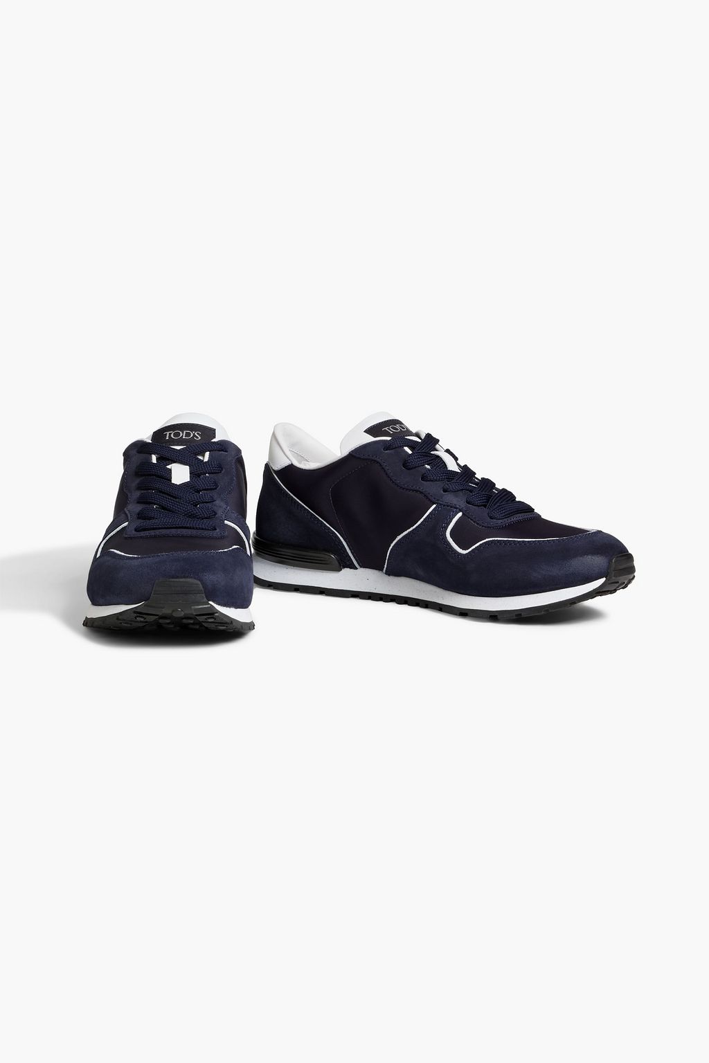 TOD'S Sportivo shell and suede sneakers