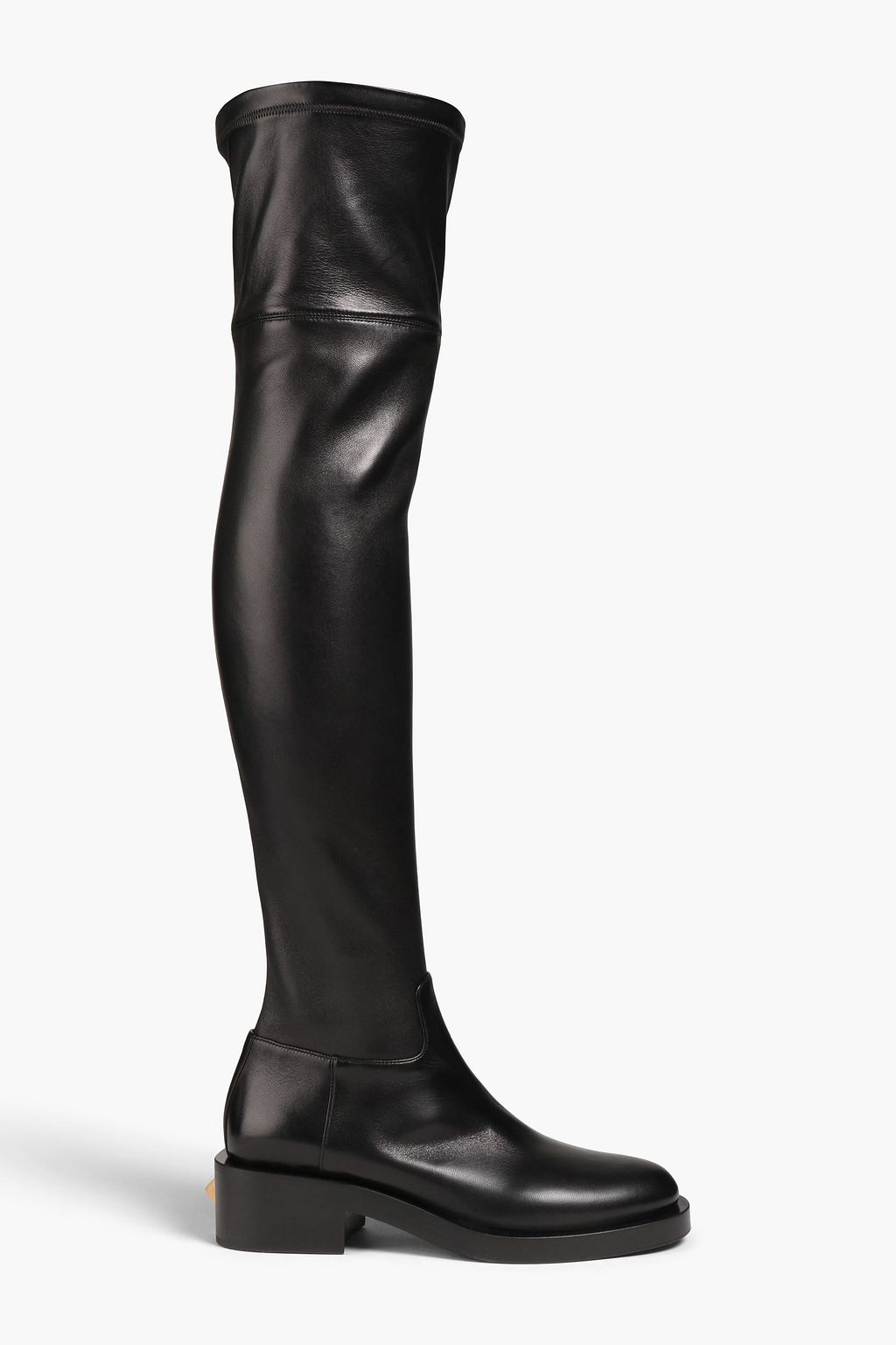 VALENTINO GARAVANI One Stud leather thigh boots | THE OUTNET