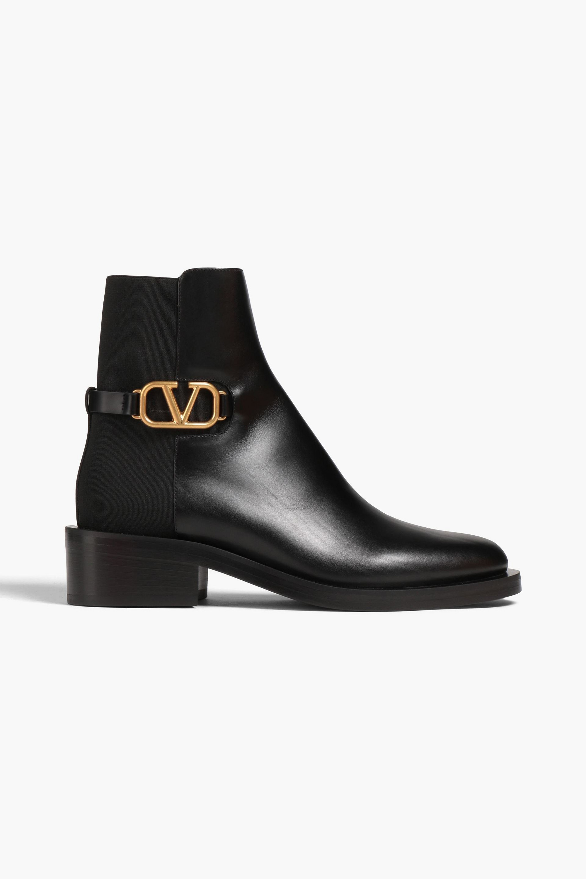 Valentino Garavani VLOGO leather ankle boots