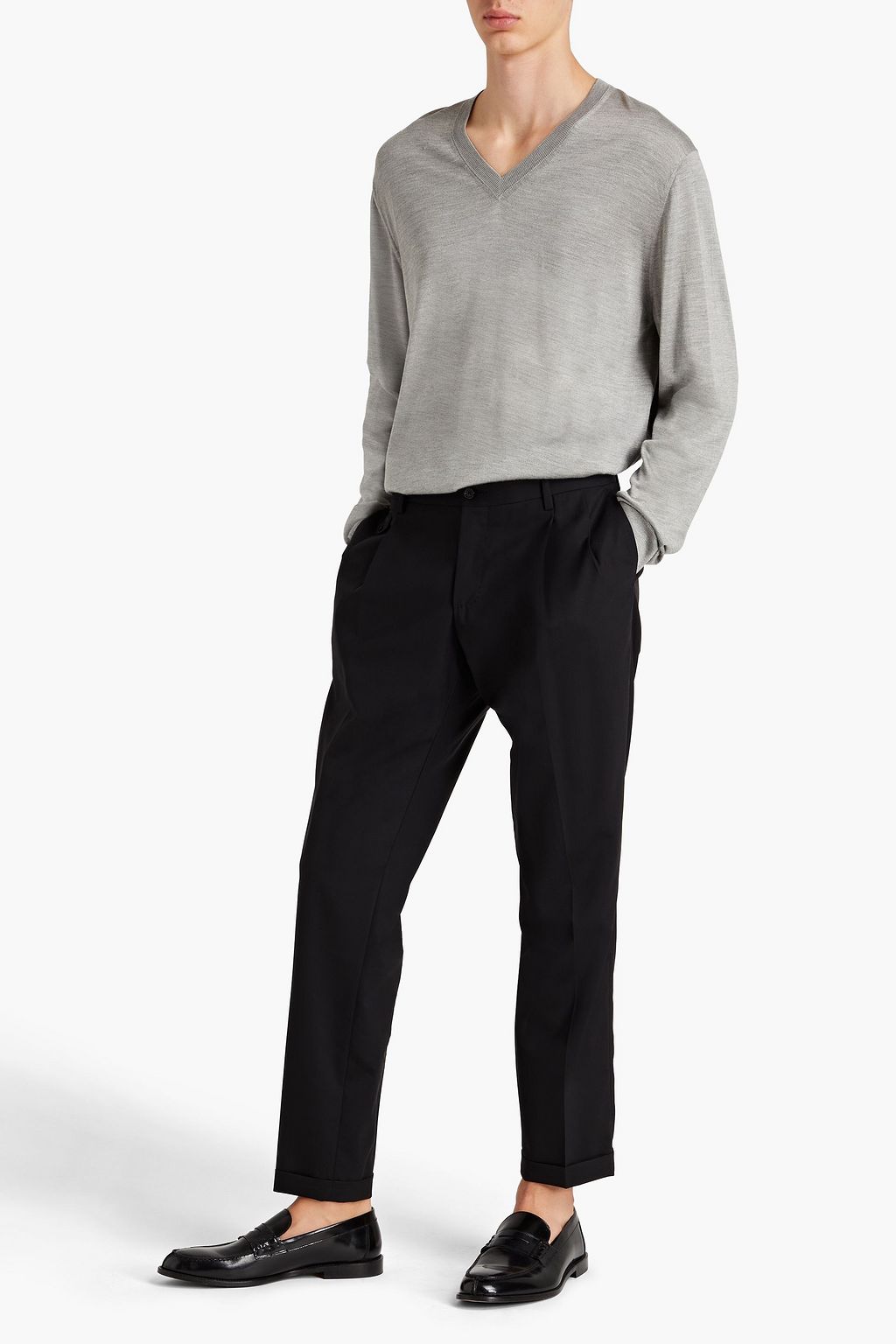 DOLCE & GABBANA Wool-blend pants