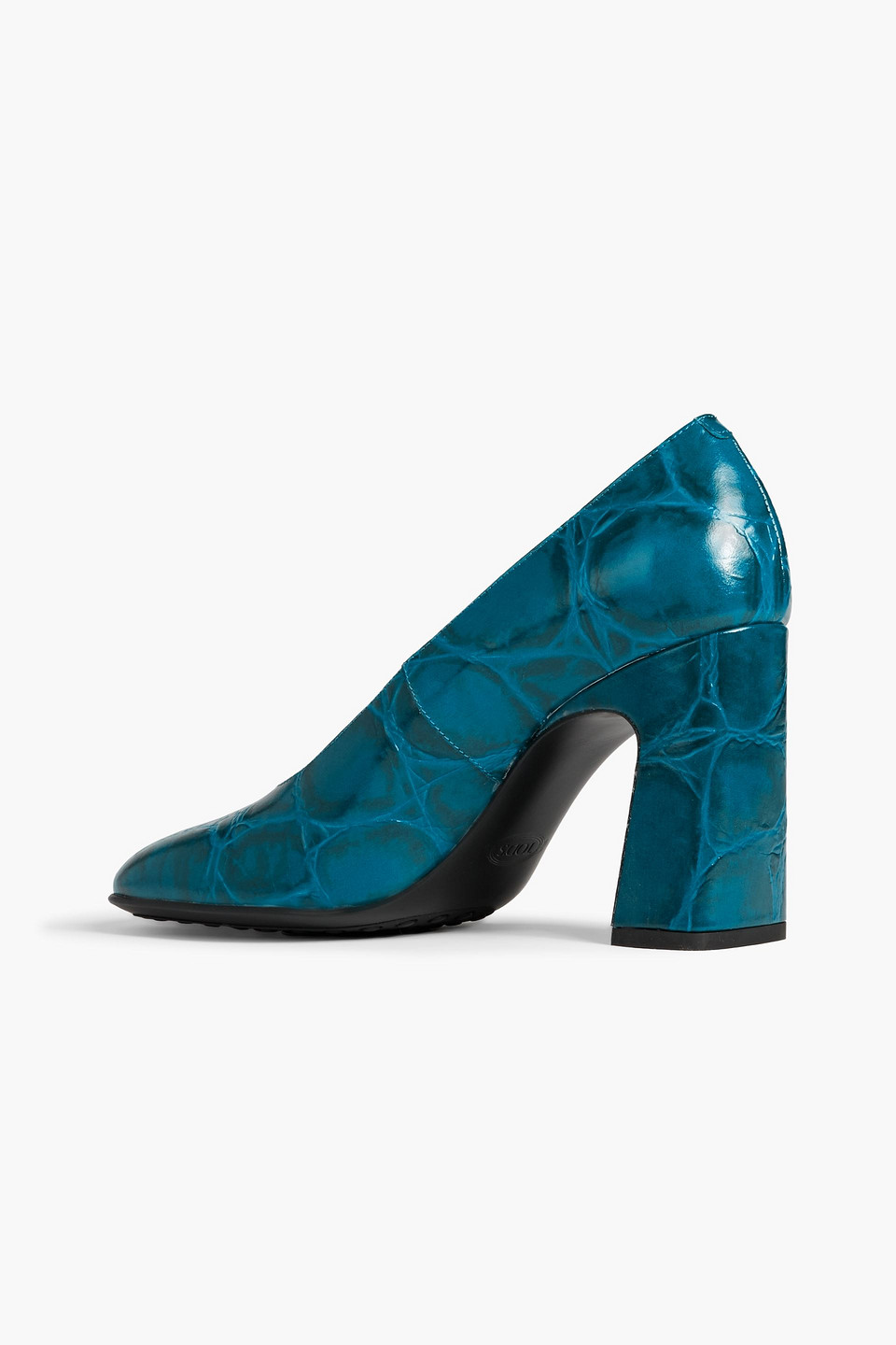 TOD'S CROC-EFFECT LEATHER PUMPS 3074457345633590706
