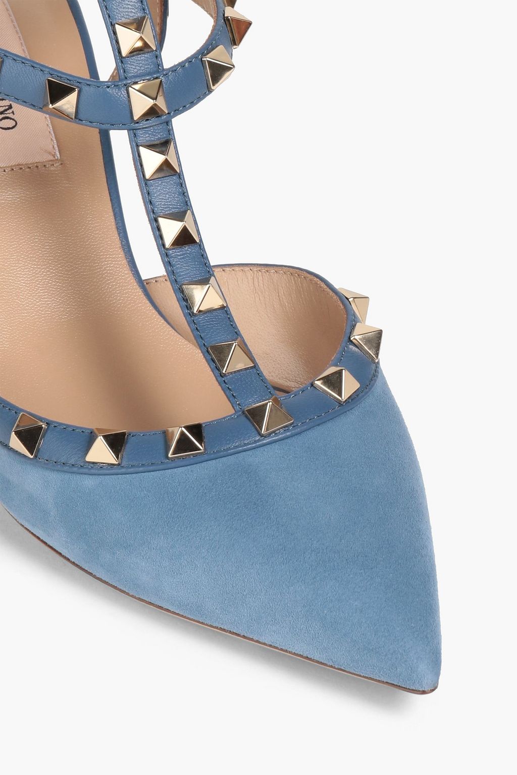 VALENTINO GARAVANI Rockstud suede pumps