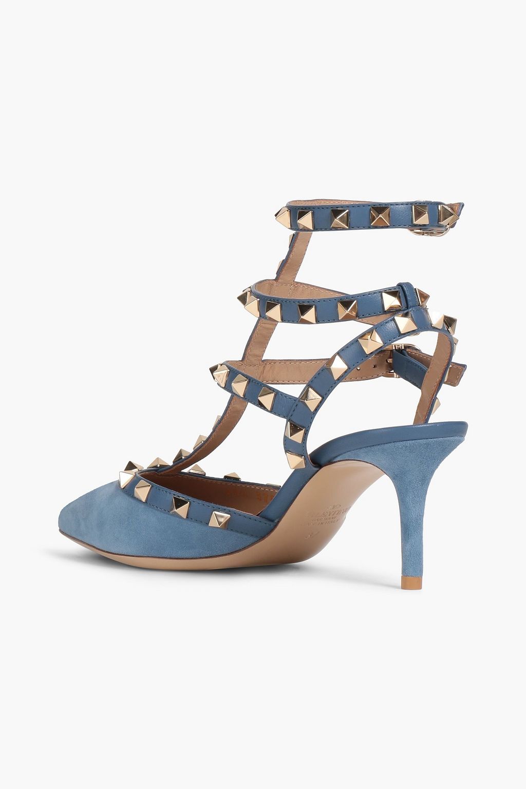 VALENTINO GARAVANI Rockstud suede pumps