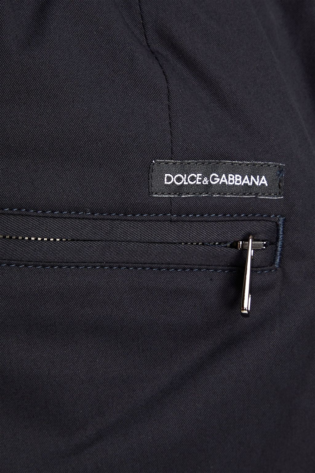 DOLCE & GABBANA Cotton-blend twill pants