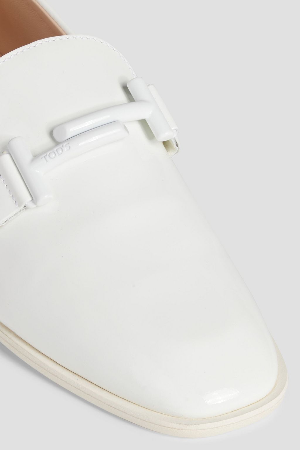 TOD'S Double T patent-leather loafers