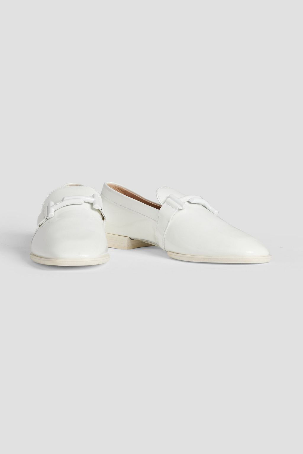 TOD'S Double T patent-leather loafers