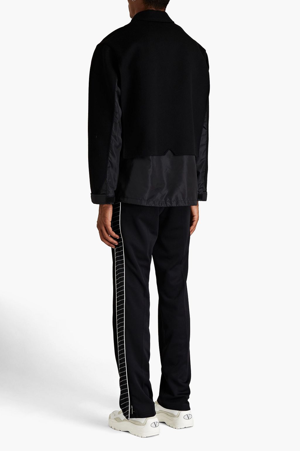 VALENTINO GARAVANI Satin-jersey track pants