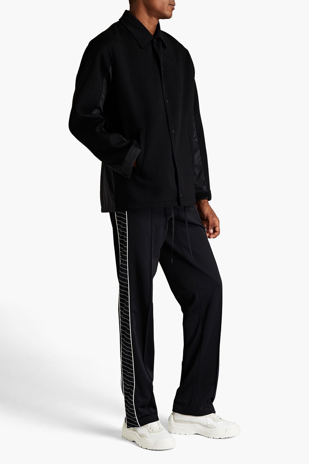 VALENTINO GARAVANI Satin-jersey track pants