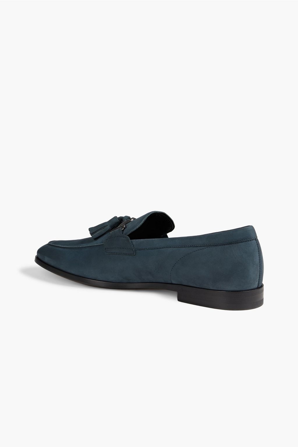 TOD'S Double T tasseled suede loafers
