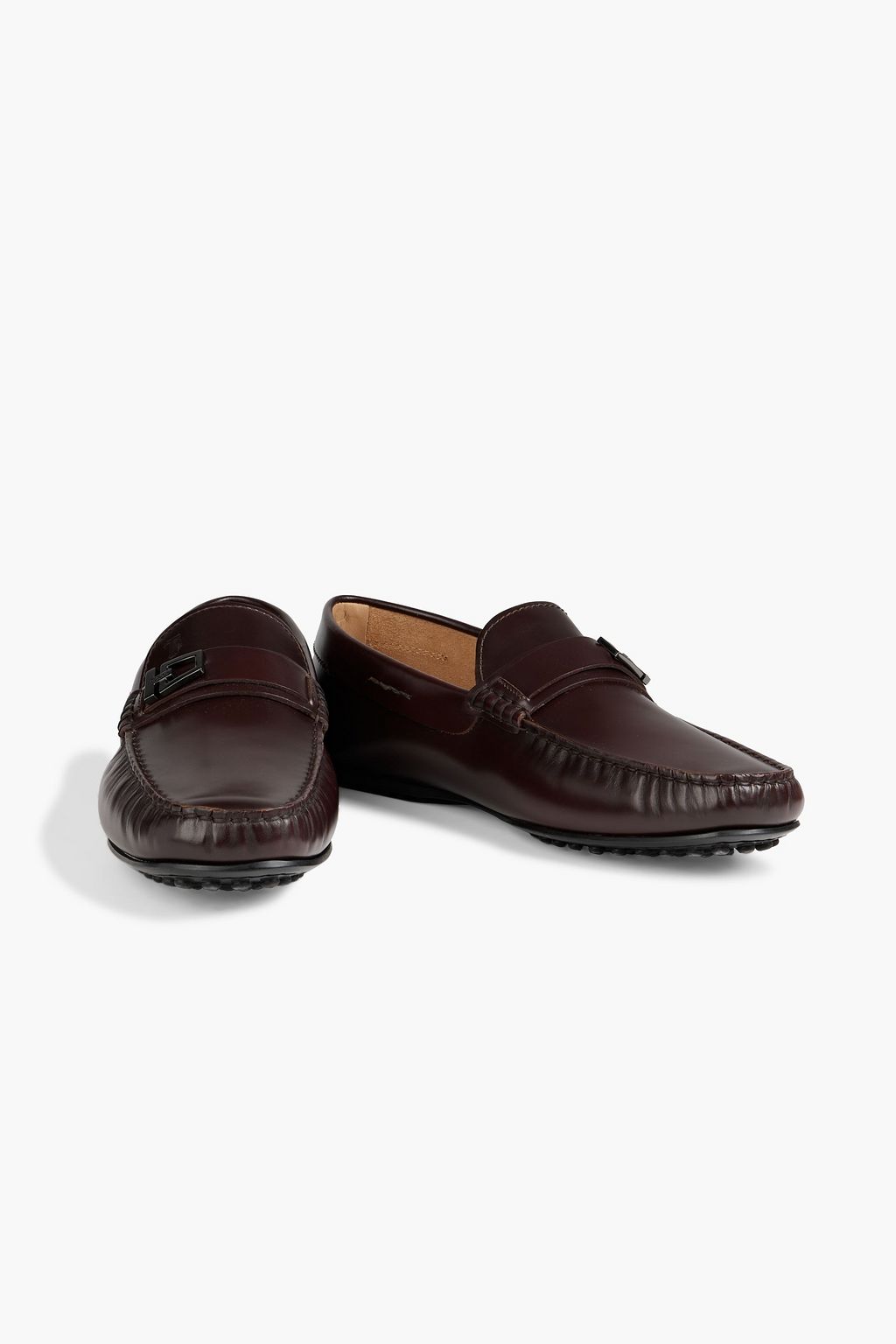 TOD'S Buckled leather driving shoes