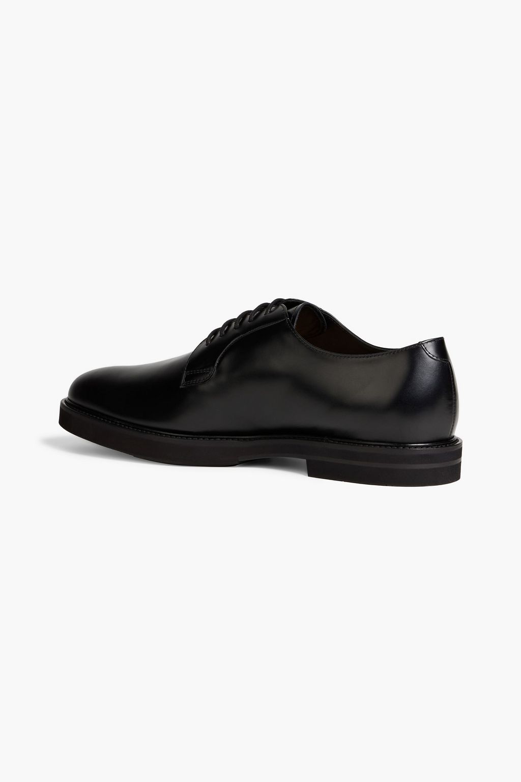 TOD'S Polished-leather derby shoes