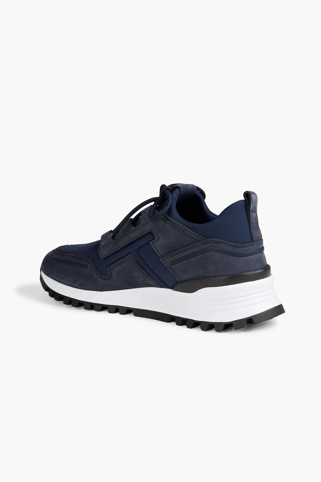TOD'S Neoprene and suede sneakers