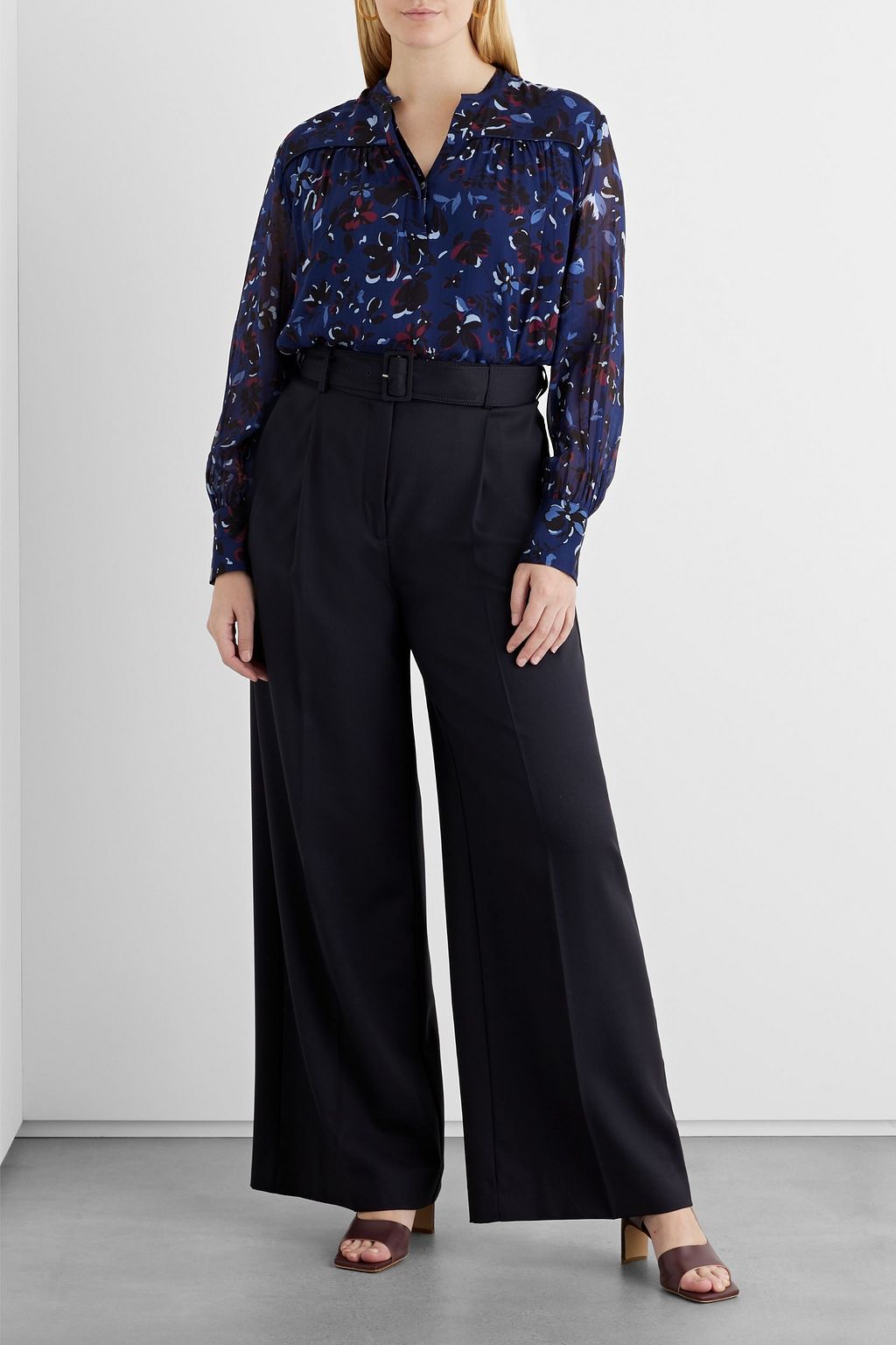 IRIS & INK Imogen Bluse aus Chiffon