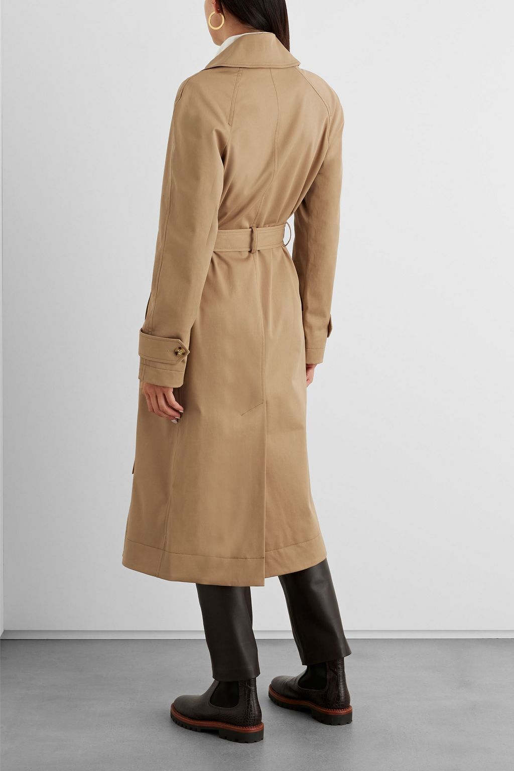 IRIS & INK Catherine cotton-blend gabardine trench coat