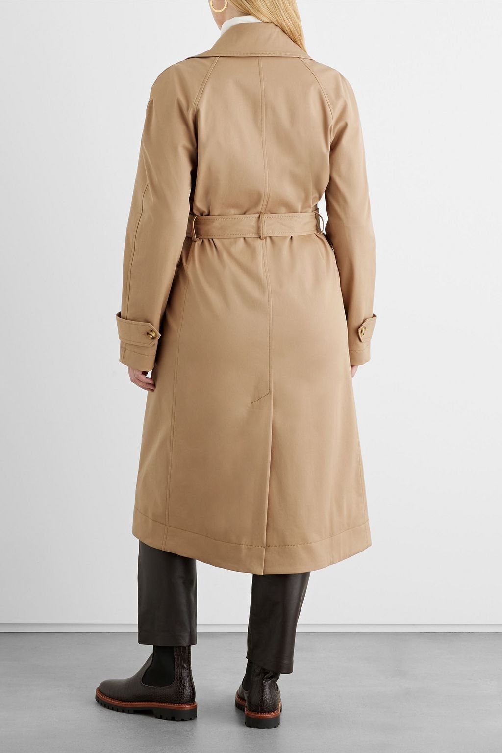 IRIS & INK Catherine cotton-blend gabardine trench coat