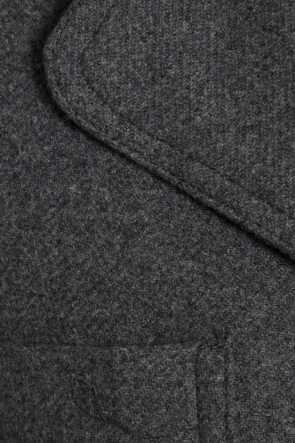 IRIS & INK Victoria Jumpsuit aus recyceltem Woll-Flanell mit Gürtel