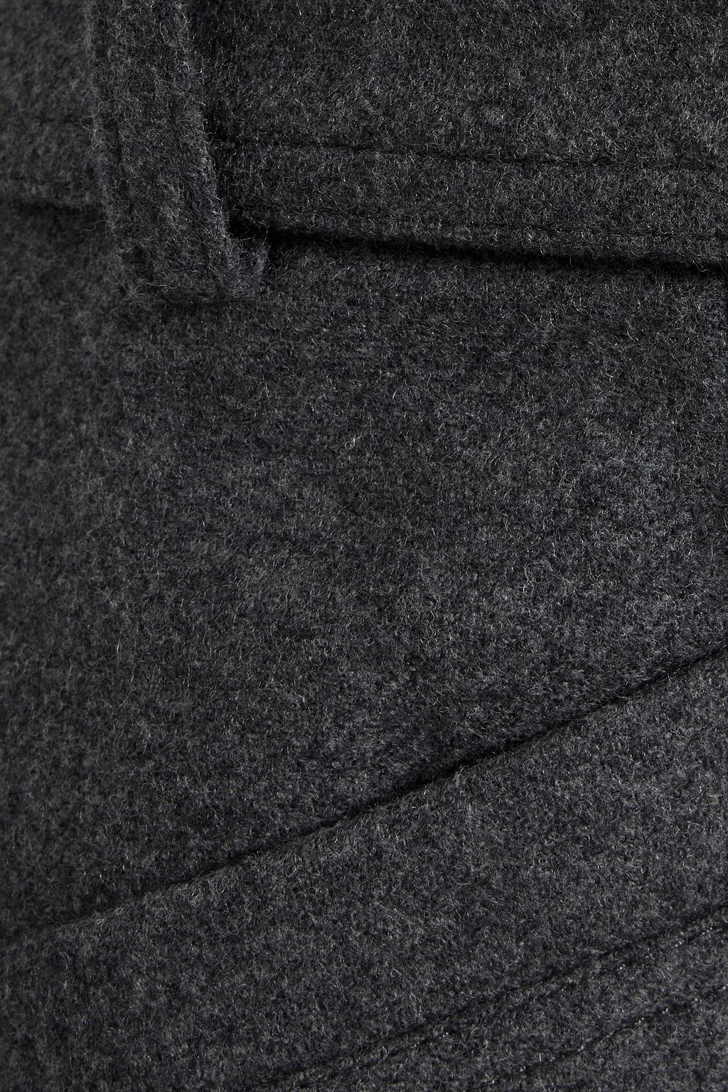 IRIS & INK Beatrice Midirock aus recyceltem Woll-Flanell
