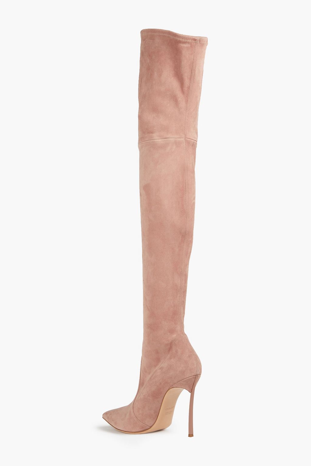 CASADEI Blade stretch-suede over-the-knee boots