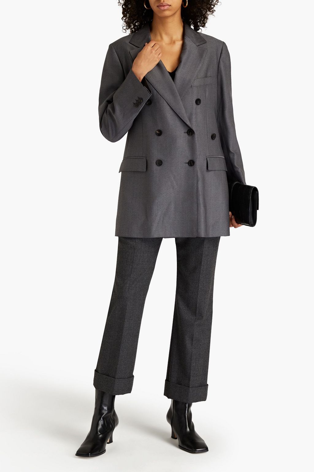 FERRAGAMO Double-breasted wool blazer