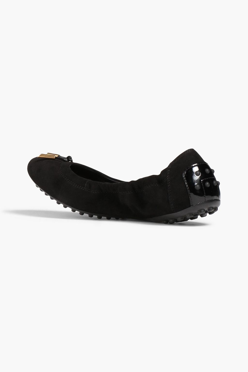 TOD'S Dee Laccetto Ballerinas aus Veloursleder