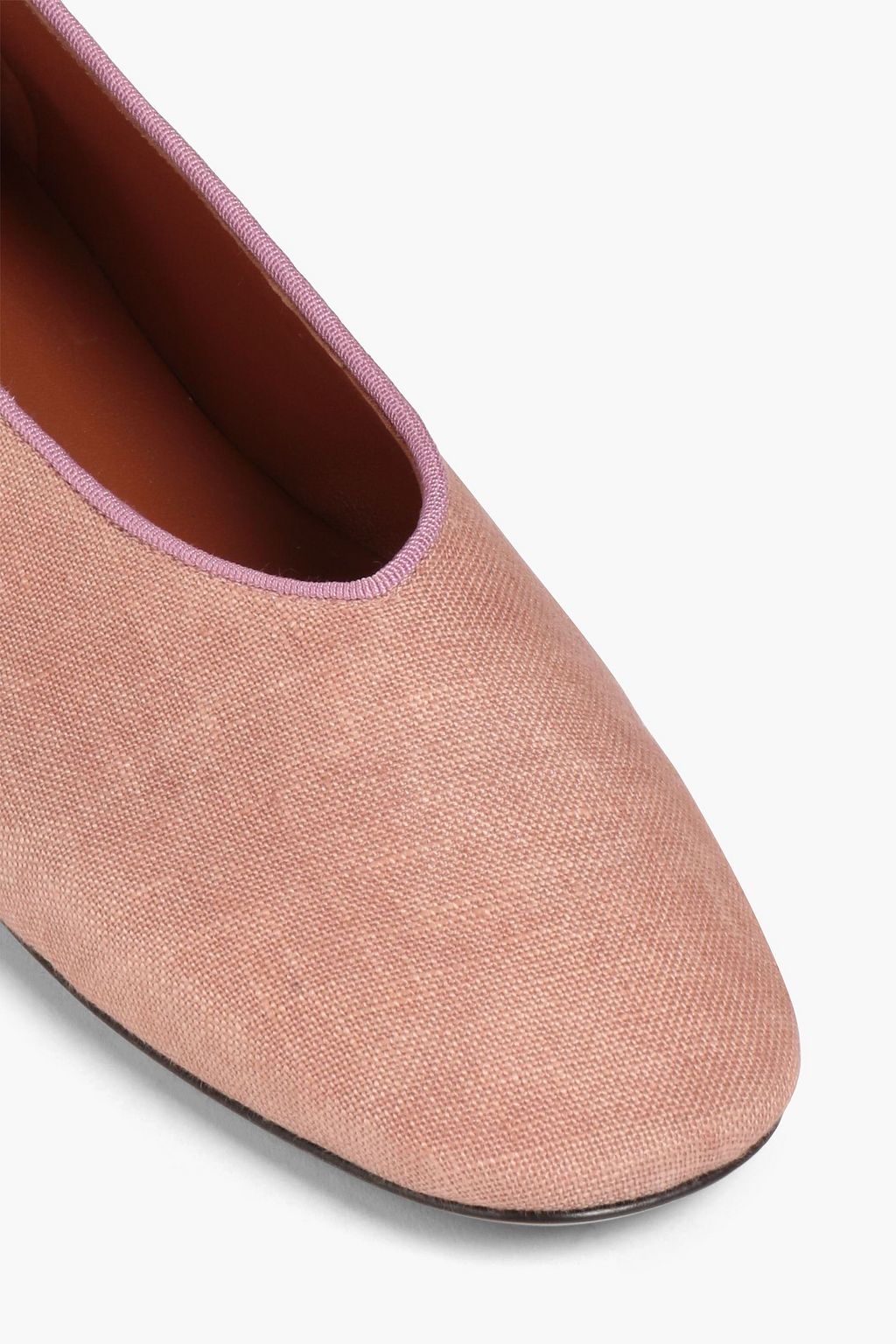 LE MONDE BERYL Regency Ballerinas aus Webstoff mit Flammgarneffekt