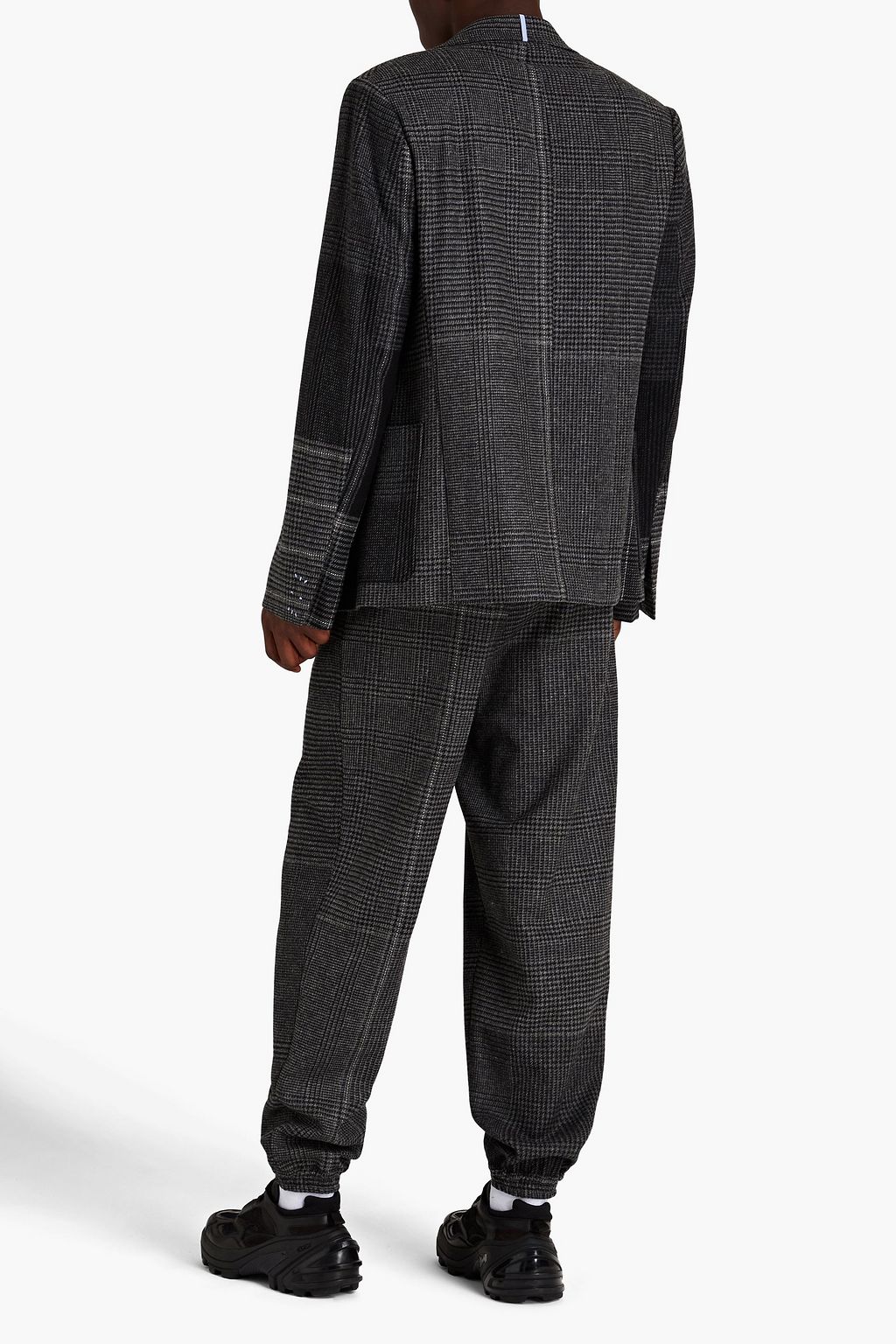 MCQ ALEXANDER MCQUEEN Appliquéd checked wool blazer