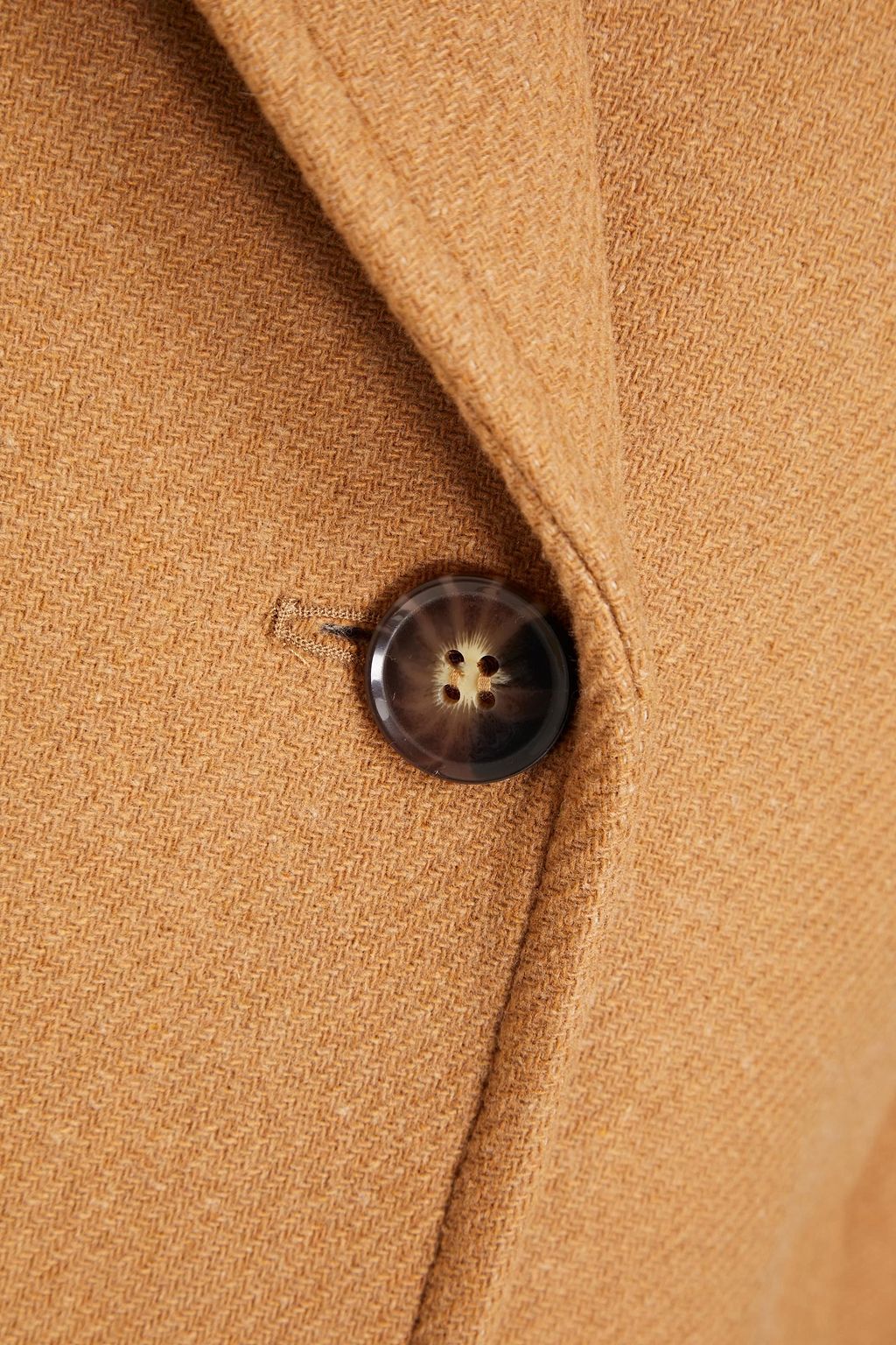 EACH X OTHER Double-breasted mélange wool-blend tweed coat