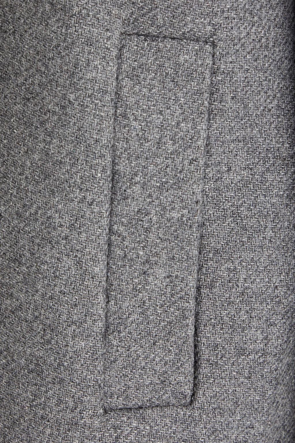 EACH X OTHER Double-breasted mélange wool-blend tweed coat