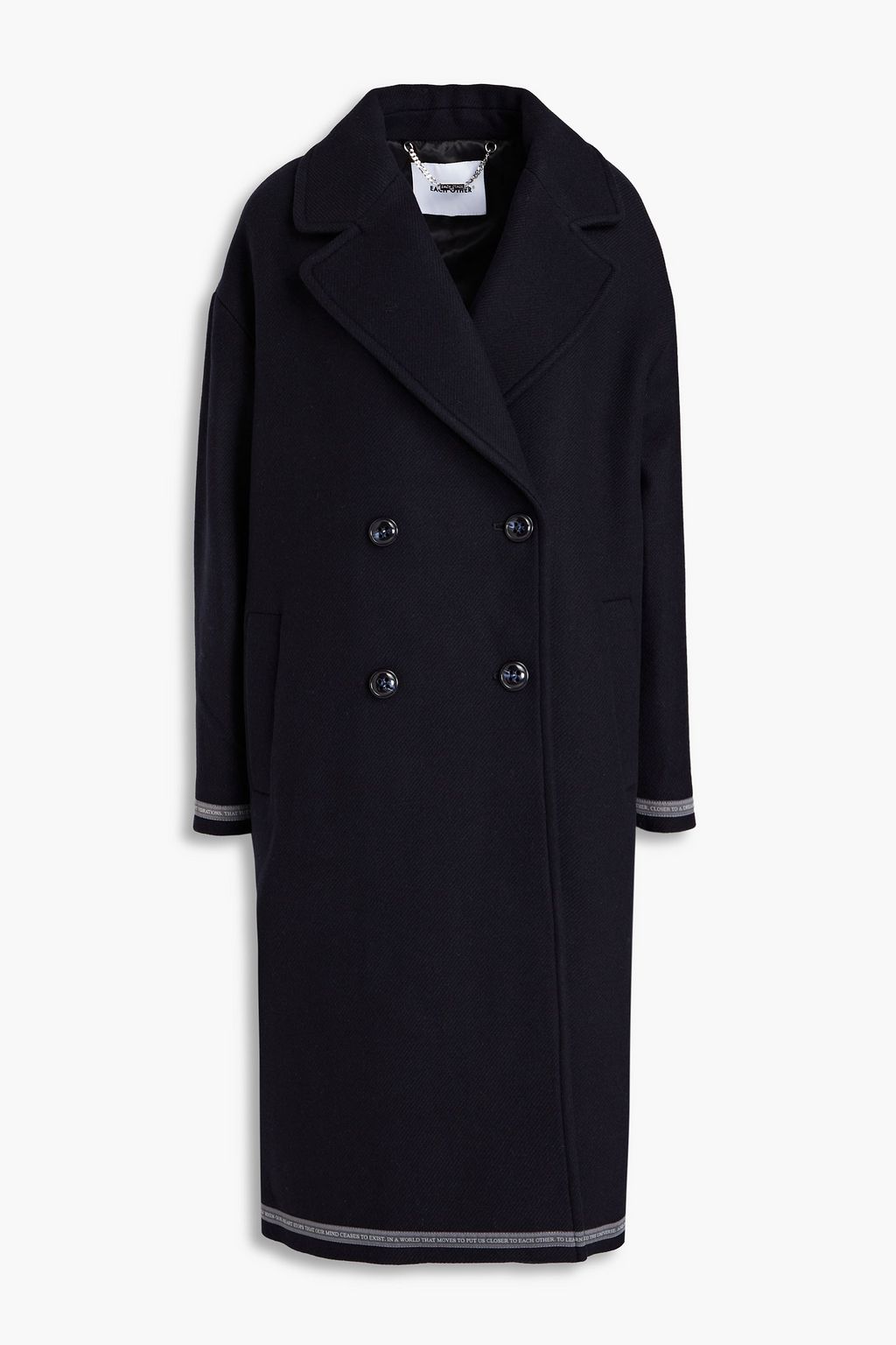 EACH X OTHER Double-breasted wool-blend tweed coat | THE OUTNET