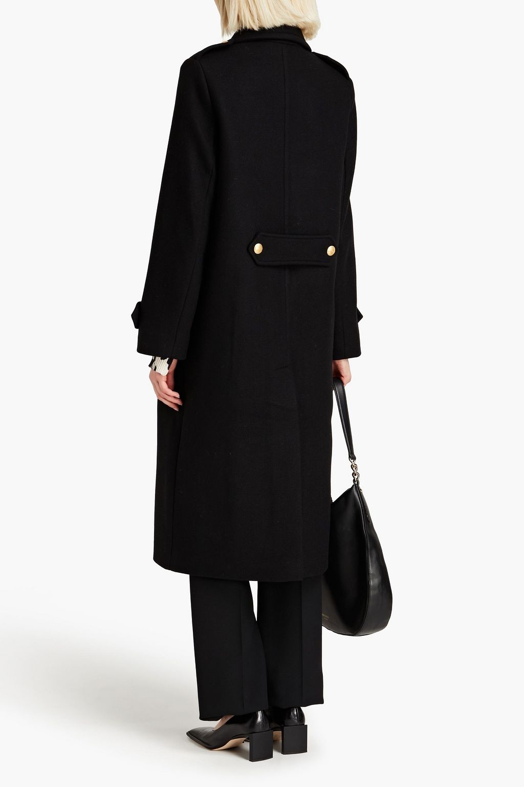 EACH X OTHER Double-breasted wool-blend tweed coat