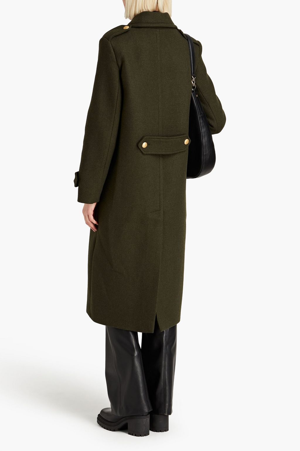 EACH X OTHER Double-breasted wool-blend tweed coat