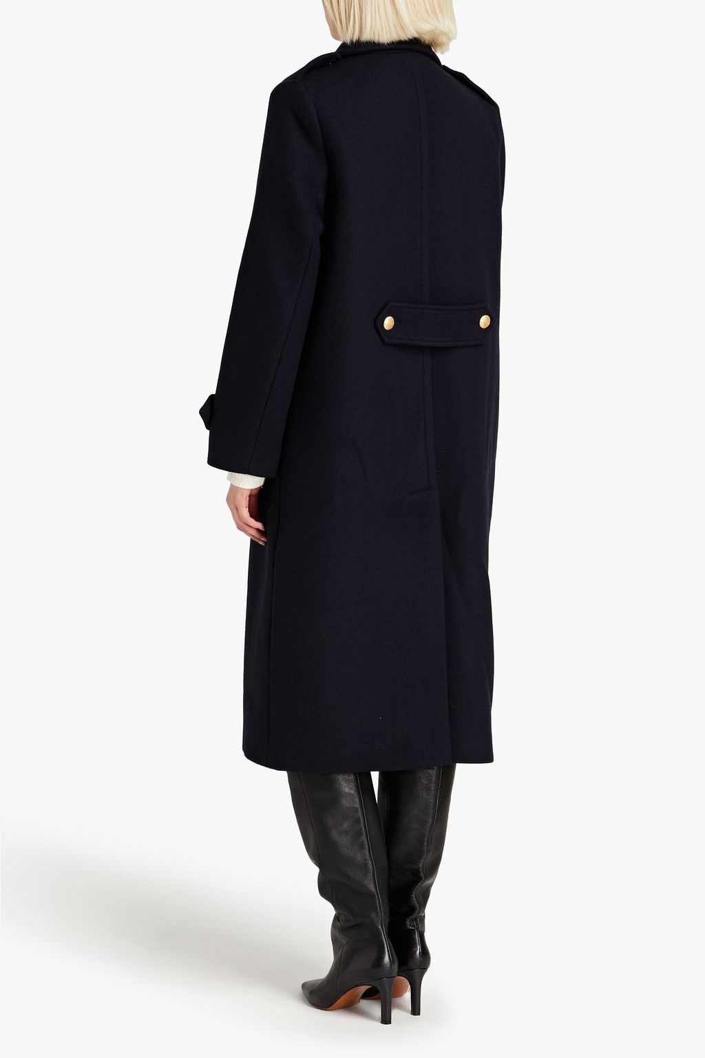 EACH X OTHER Double-breasted wool-blend tweed coat