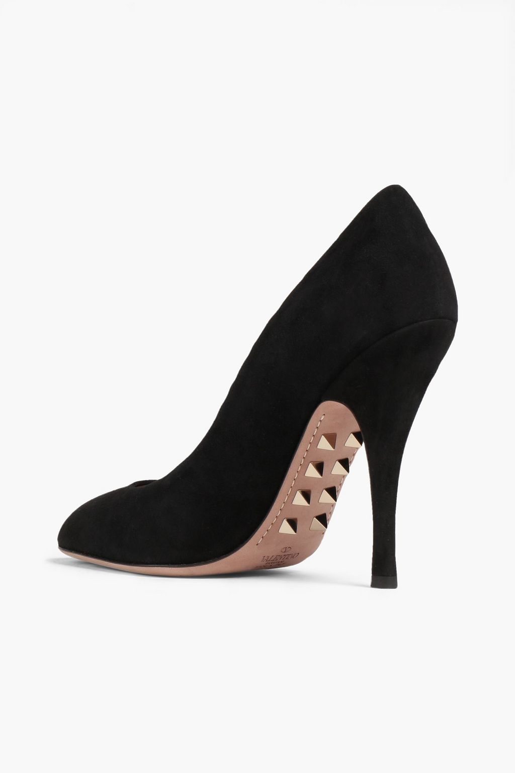 VALENTINO GARAVANI Rockstud suede pumps
