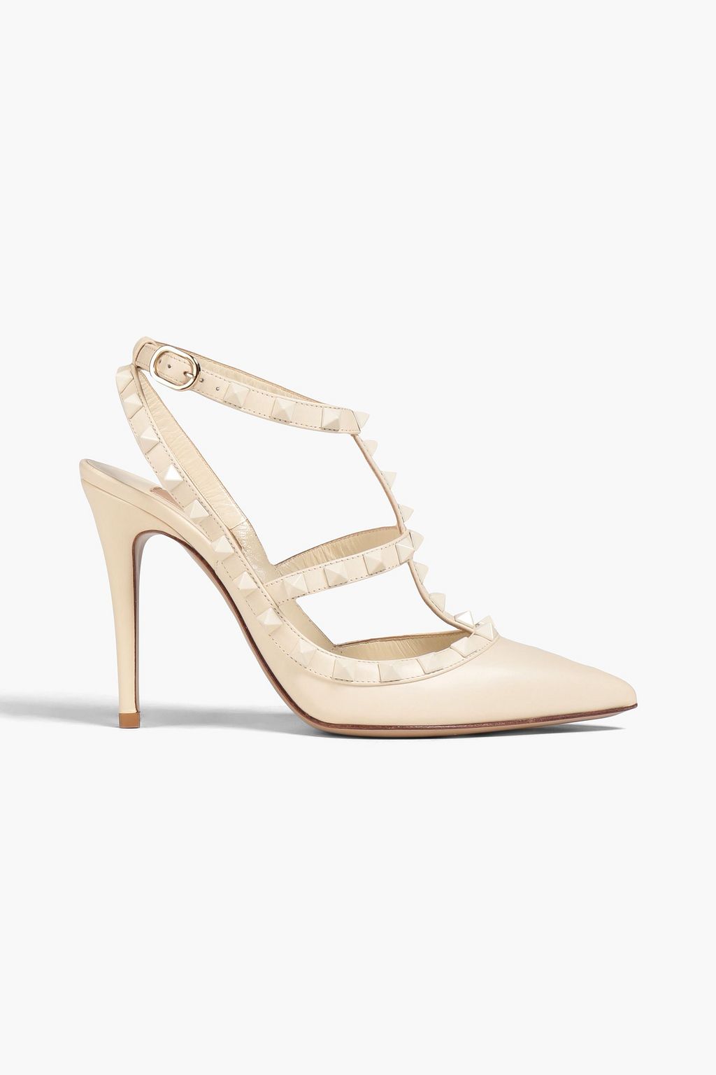 Ivory leather pumps Clearance