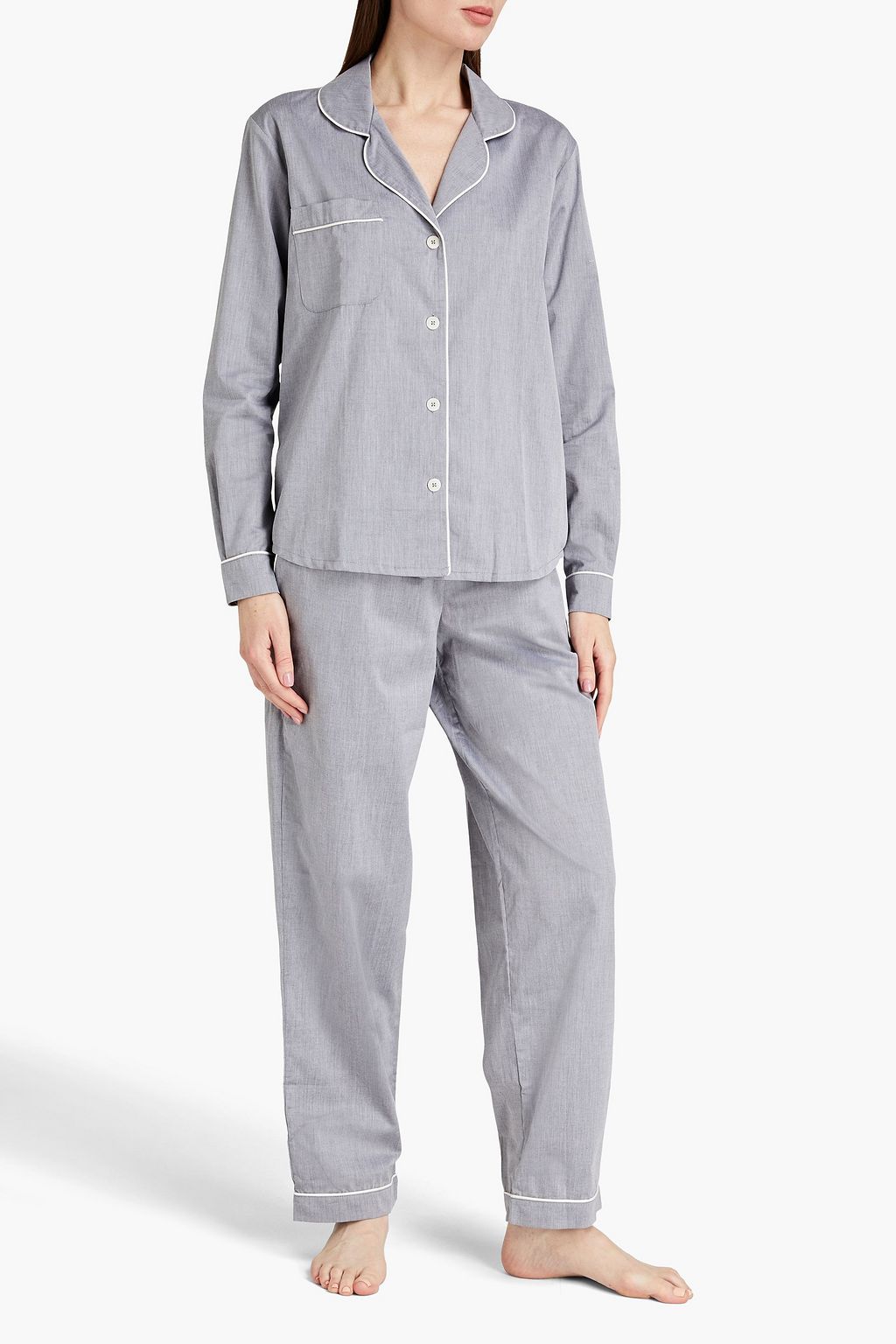 DESMOND & DEMPSEY Cotton pajama set